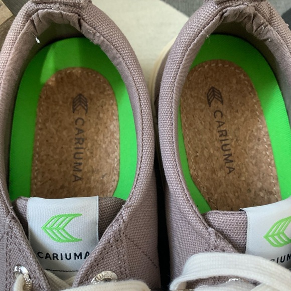 CARIUMA: LIKE NEW UNISEX GRAY CANVAS SNEAKERS IN WOMAN’S 8/MEN’S 6.5. - Picture 6 of 11